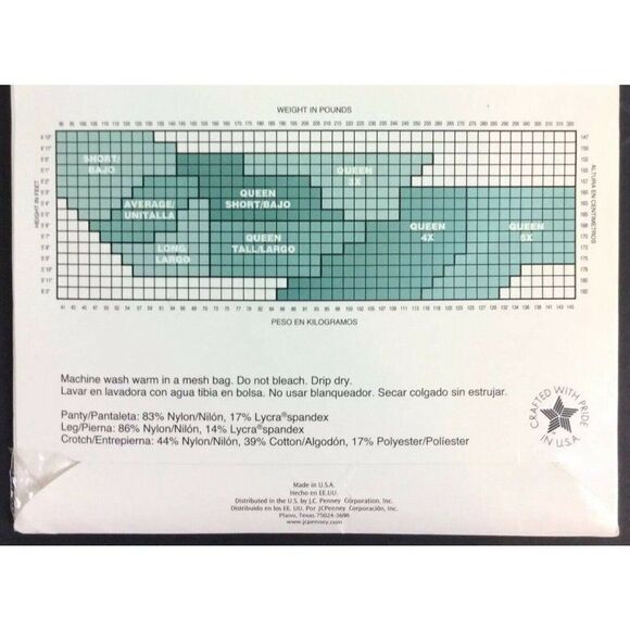 JCPenney Sheer Caress Pantyhose Queen Tall Navy Blue Control Top Sandalfoot - Picture 3 of 3